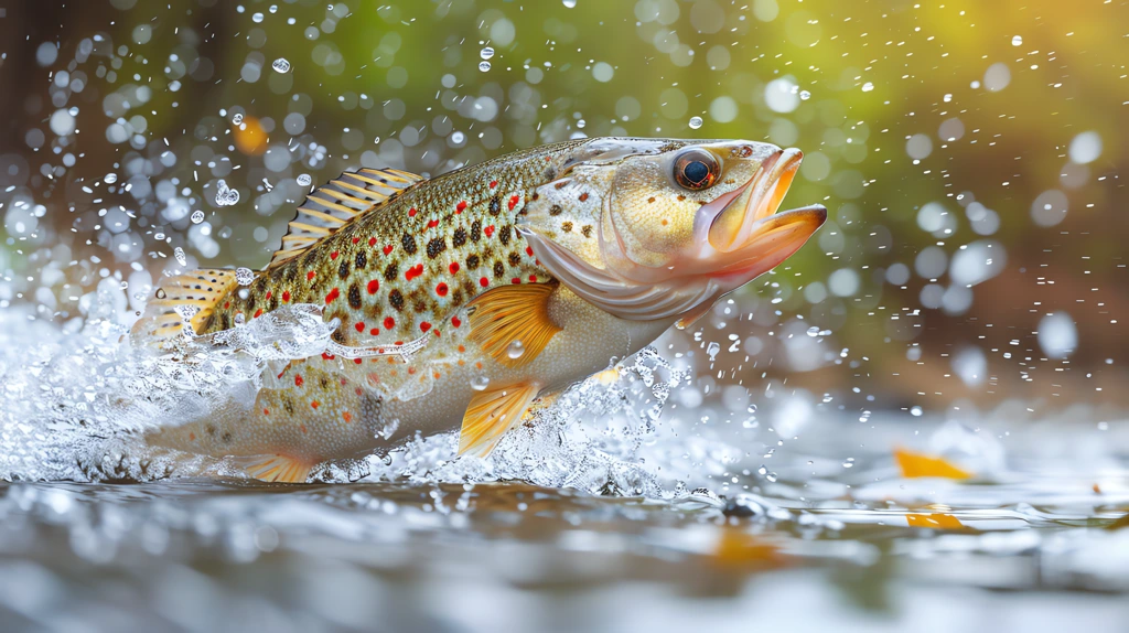 largemouth bass chase small shad in a lake desktop wallpaper 4k