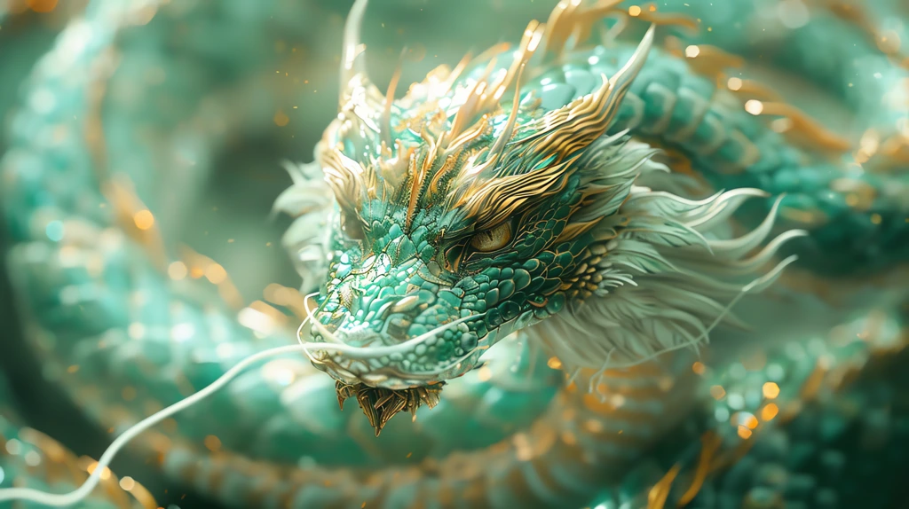 legendary creature dragon hybrid desktop wallpaper 4k