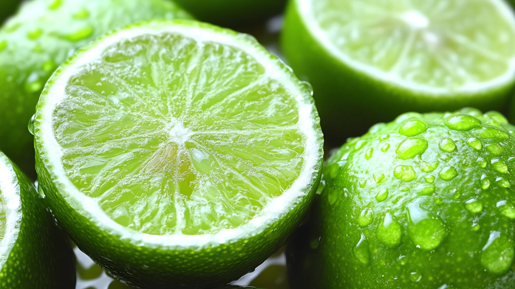 lemon or lime slice desktop wallpaper 4k