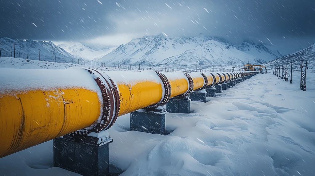 massive yellow pipelines version three desktop wallpaper 4k