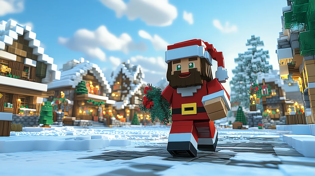 minecraft heroes celebrate holidays version ford desktop wallpaper 4k