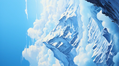 mountain's depth blue sky 2 nature phone wallpaper full hd 4k free download