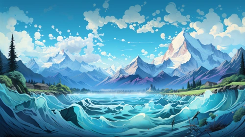 mountain's depth peaks plunging deep 4 nature desktop wallpaper full hd 4k free download
