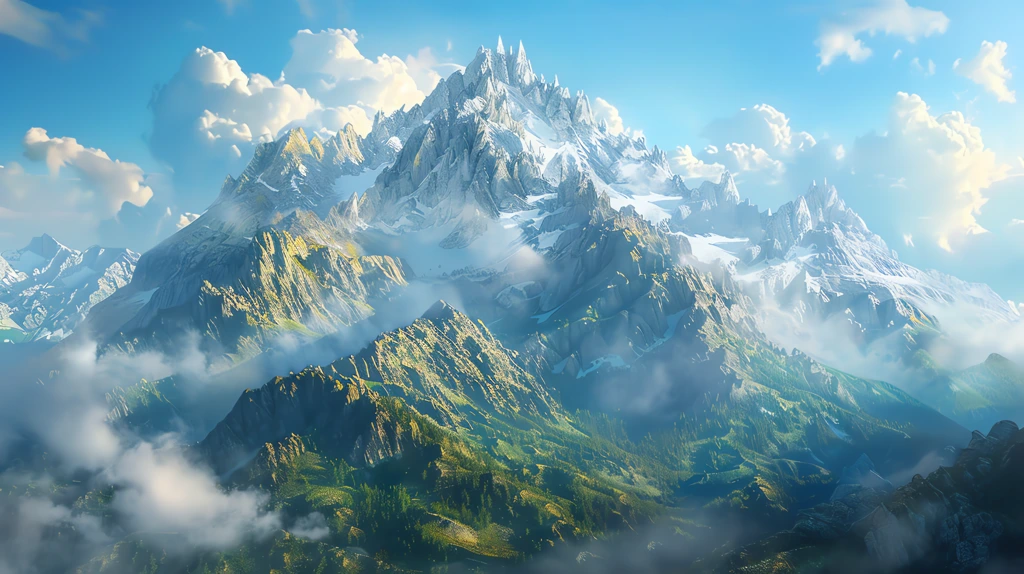 mountains high desktop wallpaper 4k