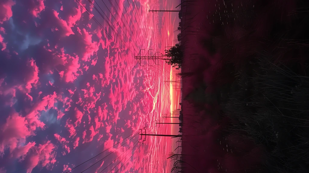 multiple heavily charged powerlines phone wallpaper 4k