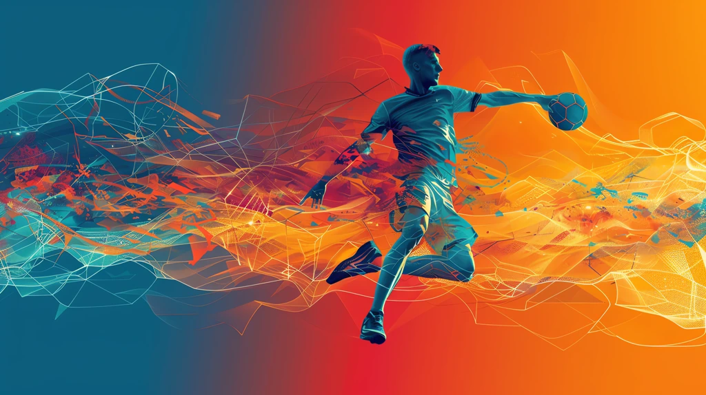 national sports day celebration concept with abstract geometric desktop wallpaper 4k