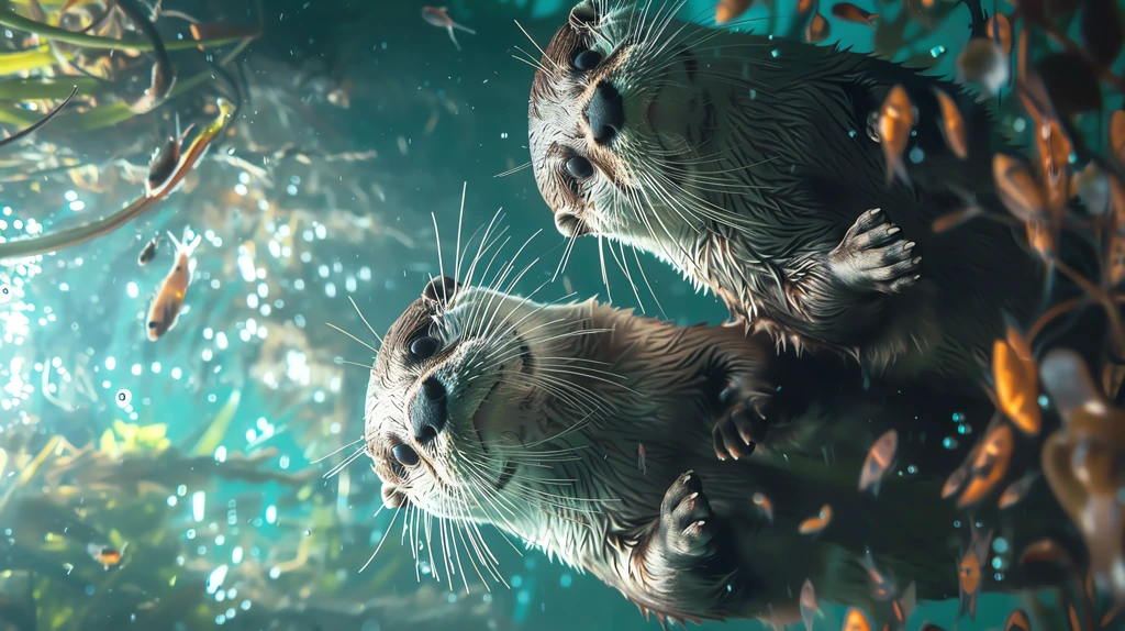 natural environment otter phone wallpaper 4k