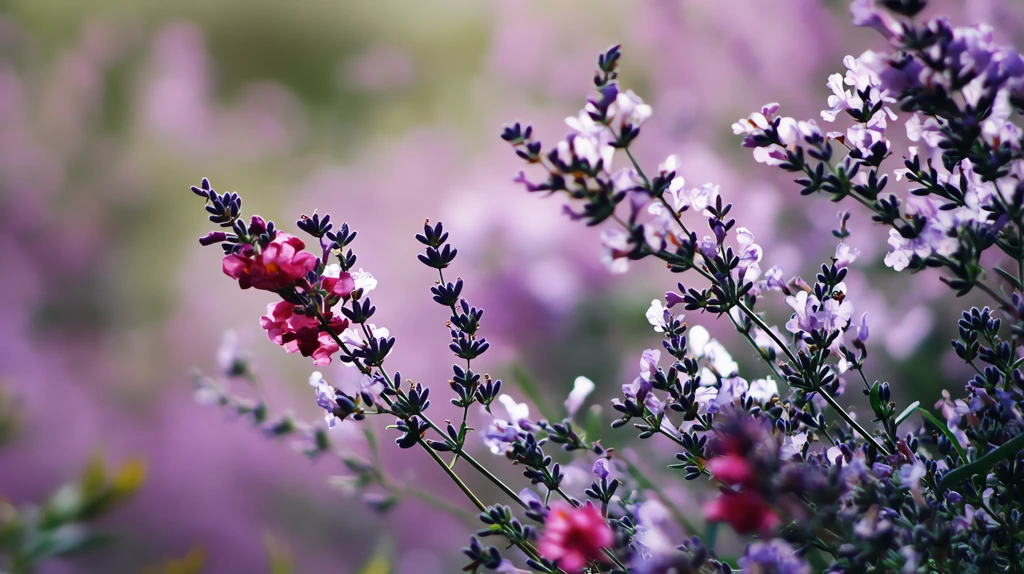 new zealand manuka flowers and lavender flowers desktop wallpaper 4k