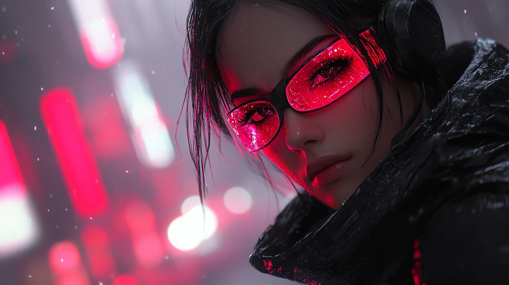 ninja cyberpunk woman spaceship matrix inpired cyborg desktop wallpaper 4k