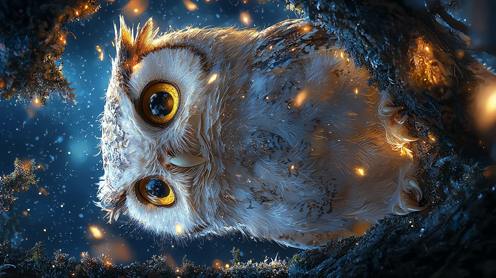 non floral owls at the end phone wallpaper 4k