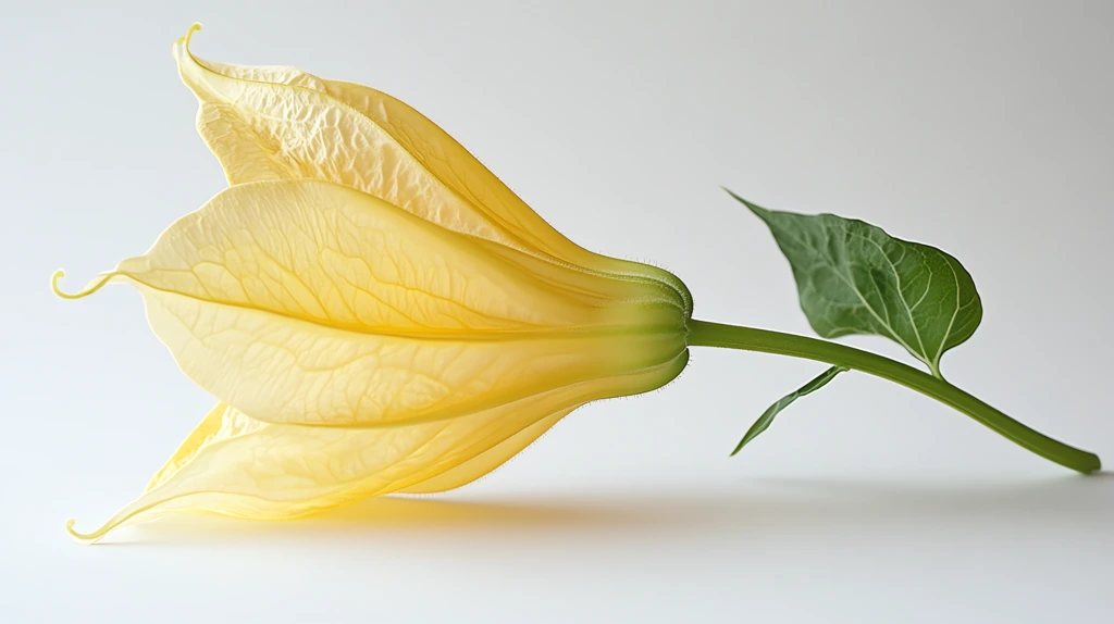 okra flower delicate petals and vibrant yellow color desktop wallpaper 4k