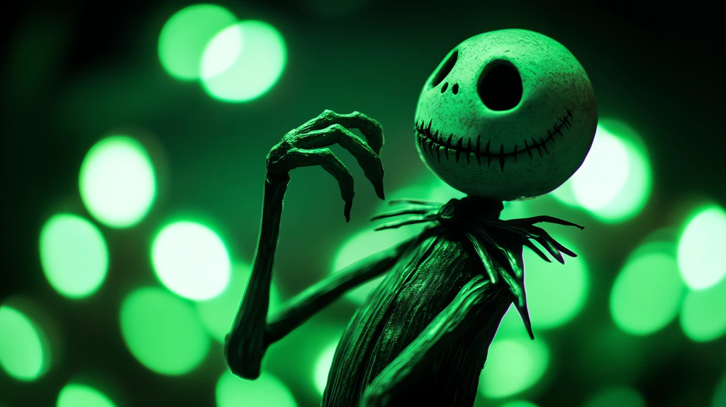 oogie boogie from a nightmare before christmas cinematic photography cinematic lighting desktop wallpaper 4k