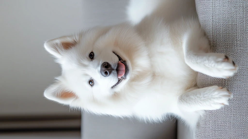 photographic image of a samoyed dog phone wallpaper 4k