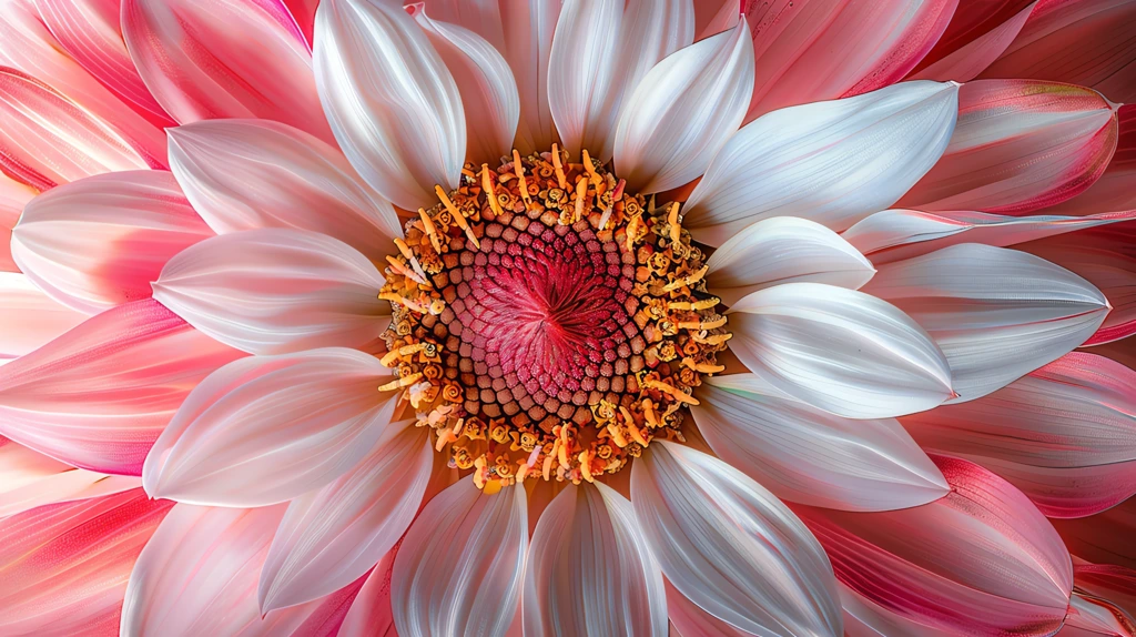 pink and white psychedelic sunflower phone wallpaper 4k