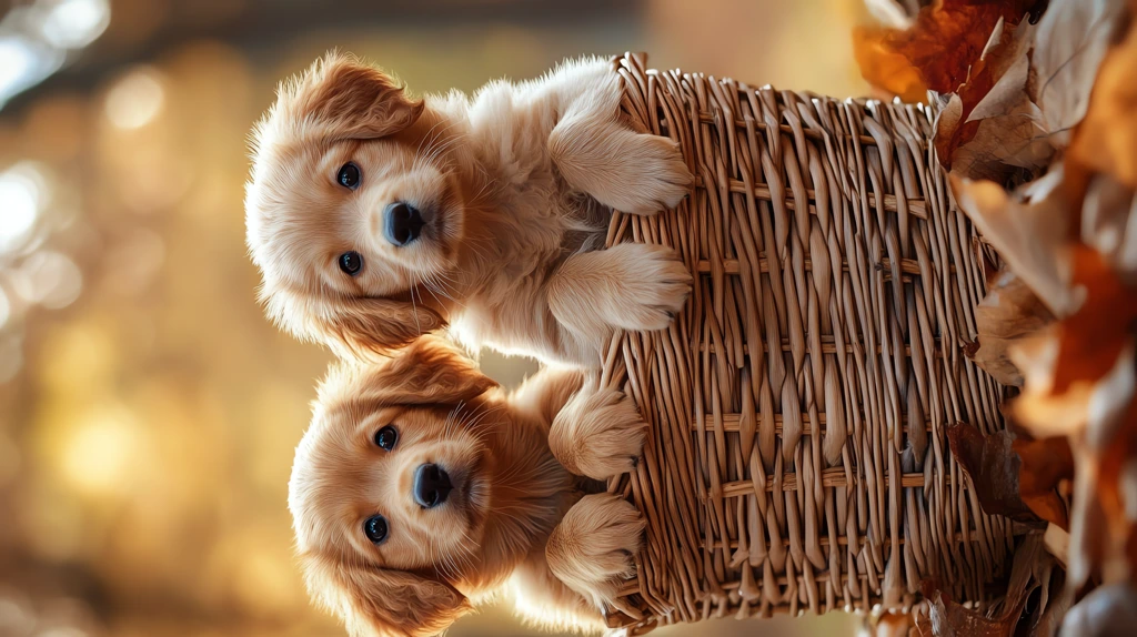 playful adorable puppies phone wallpaper 4k