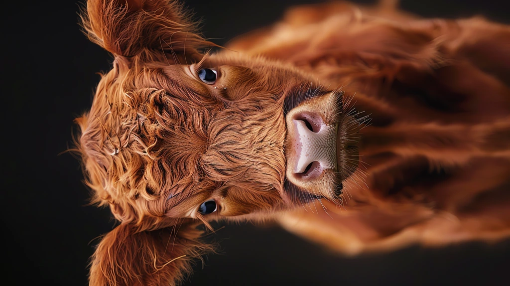 portrait of a highland cow phone wallpaper 4k