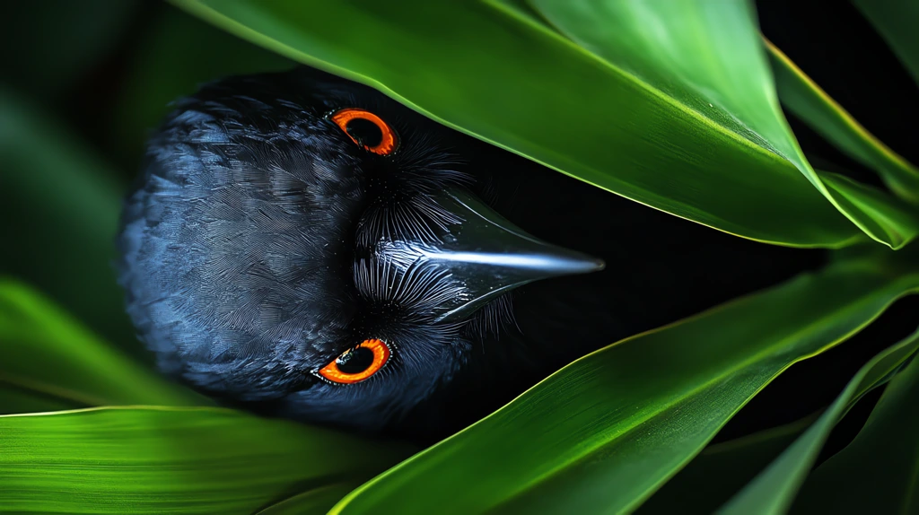 portrait of an american crow version four phone wallpaper 4k