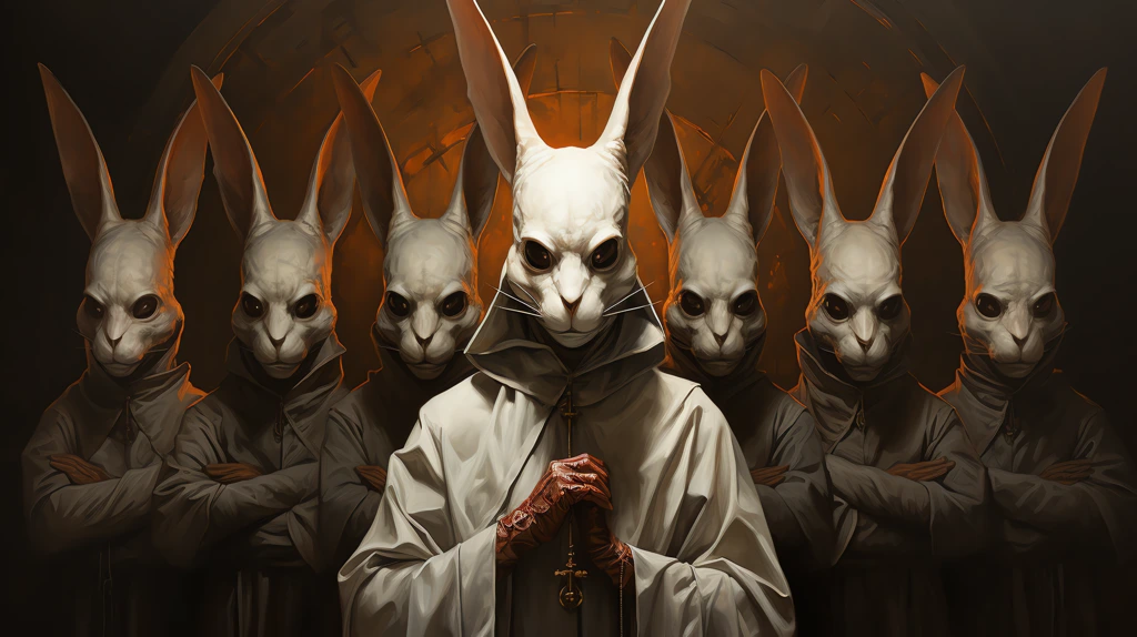 rabbit multiple faces 1 16x9 nature desktop wallpaper online free download 4k