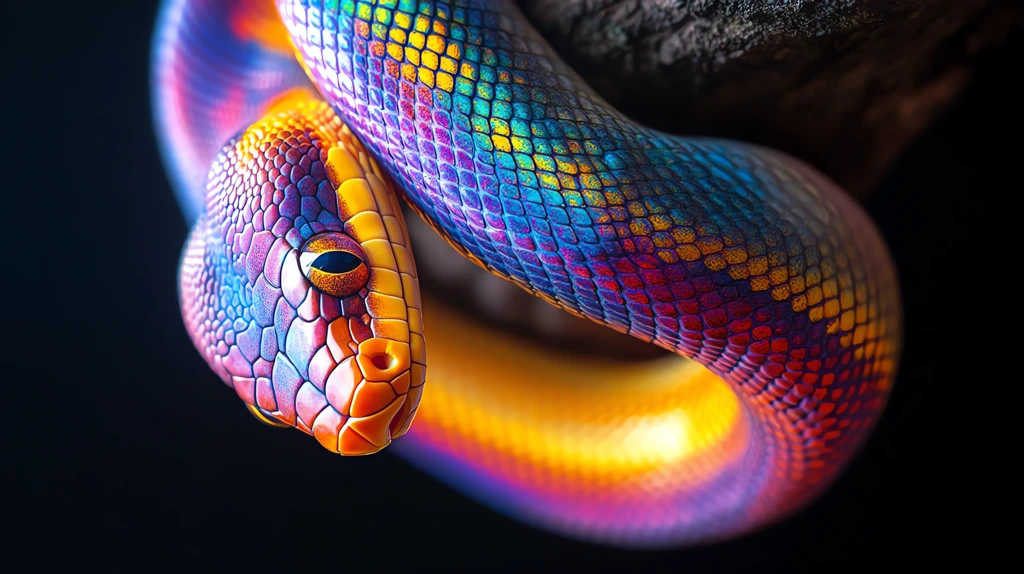 rainbow snake myth phone wallpaper 4k