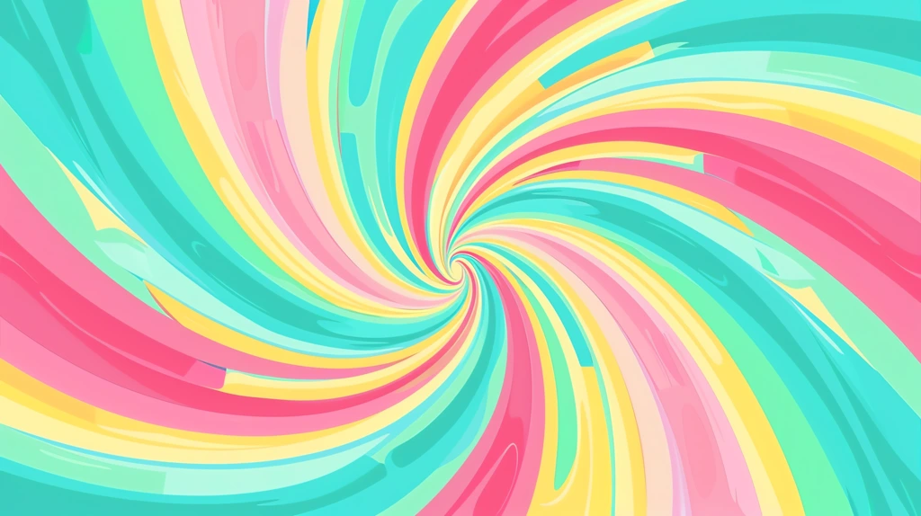 retro colorful swirl background vector illustration phone wallpaper 4k