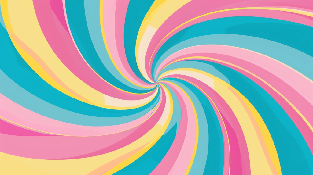 retro colorful swirl background vector illustration vector desktop wallpaper 4k