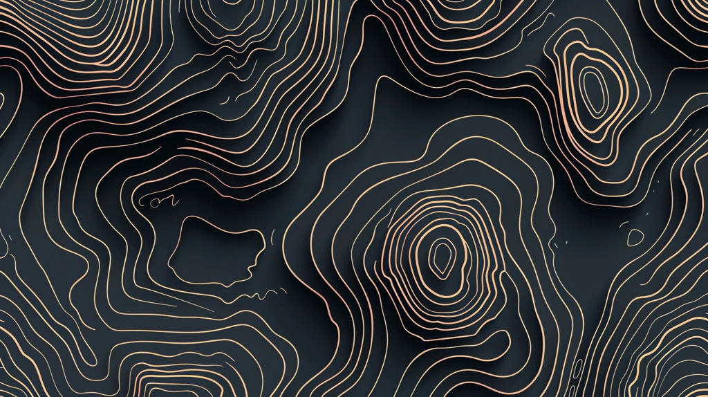 seamless pattern of topographic lines desktop wallpaper 4k