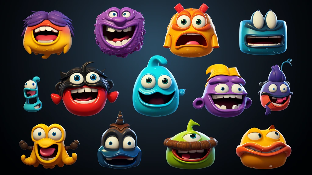 smile uniqe emojies pack desktop wallpaper 4k