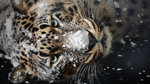 snow jaguar photo 2 9x16 animals phone wallpaper online free download 4k