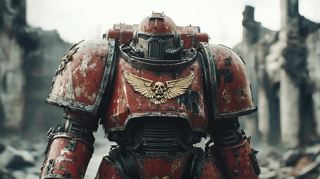 space marine warhammer old kodak film desktop wallpaper 4k