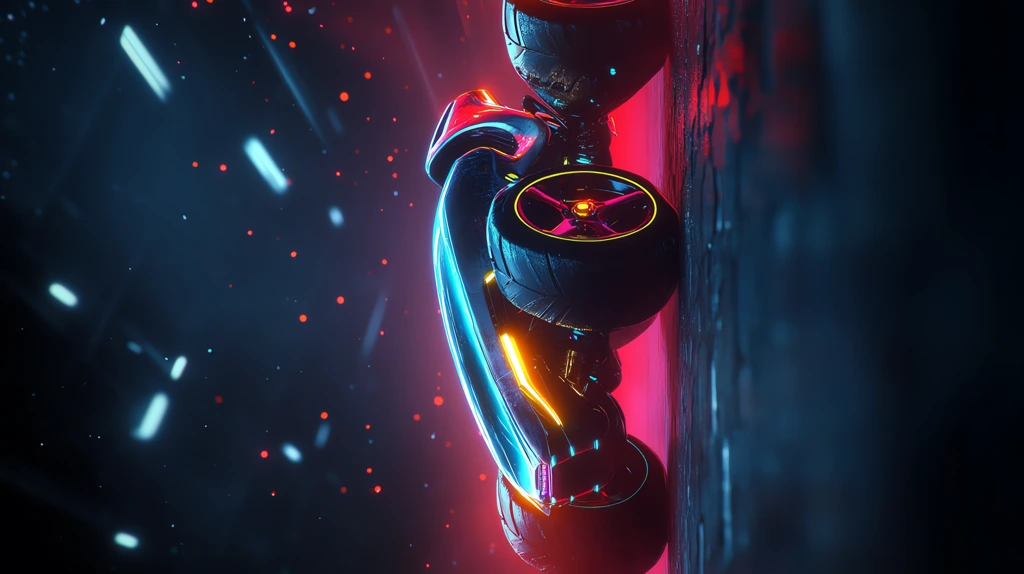 strange smooth colorful push-pull vehicle phone wallpaper 4k