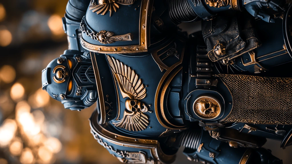 strong space marine warhammer phone wallpaper 4k