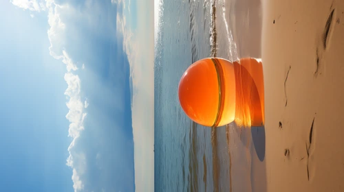 surreal orange sunshine ocean 1 9x16 nature phone wallpaper online free download 4k
