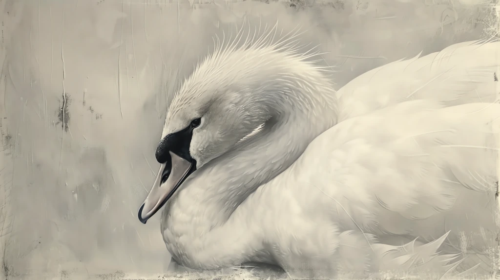 swan eyelashes on the eye desktop wallpaper 4k