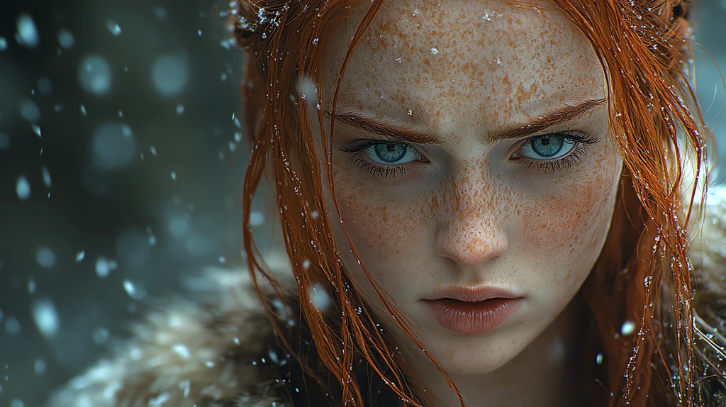 the beautiful and fierce redheaded girl fight desktop wallpaper 4k