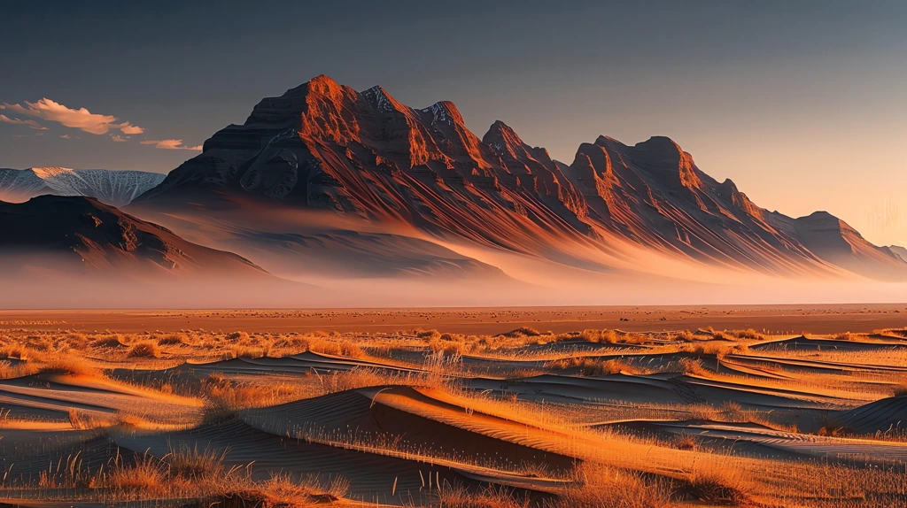 the desert gobi landscape desktop wallpaper 4k