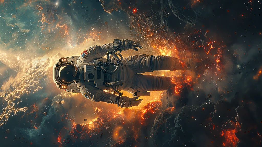 the most epic monster astronaut phone wallpaper 4k