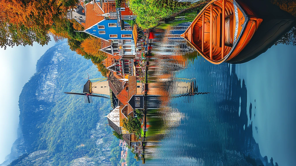 the netherlands is a colorful phone wallpaper 4k