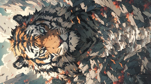 tiger of rocks 2 animals phone wallpaper full hd 4k free download