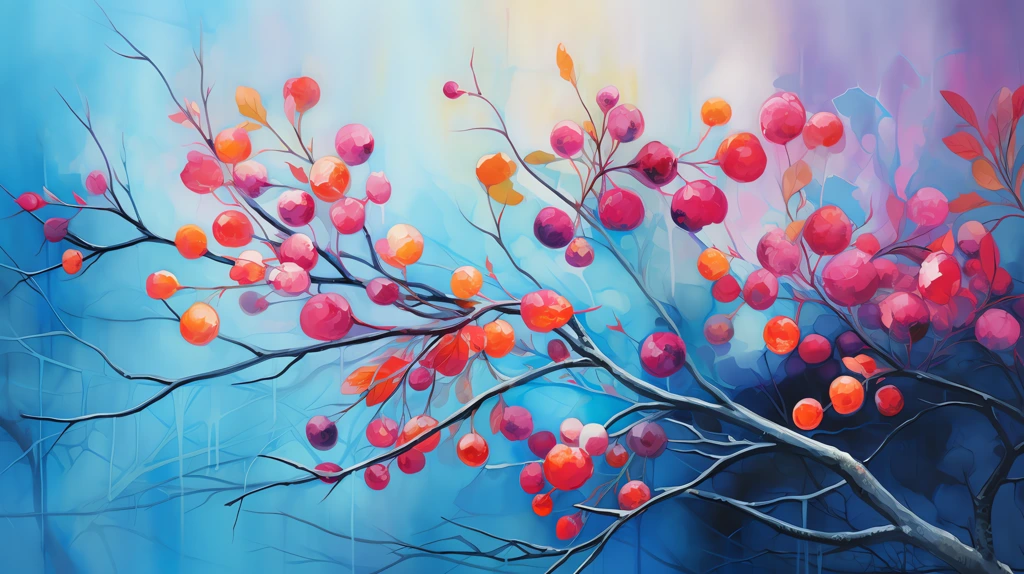 tiny berries tiny botanicals elegant fragile contours vivid desktop wallpaper 4k