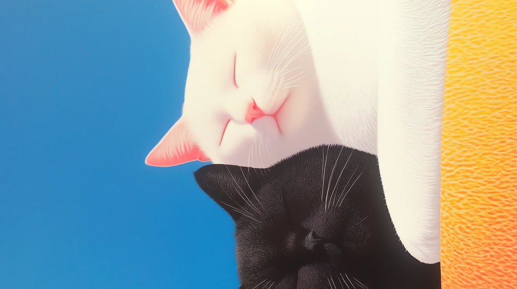 two cats are lying on the table phone wallpaper 4k