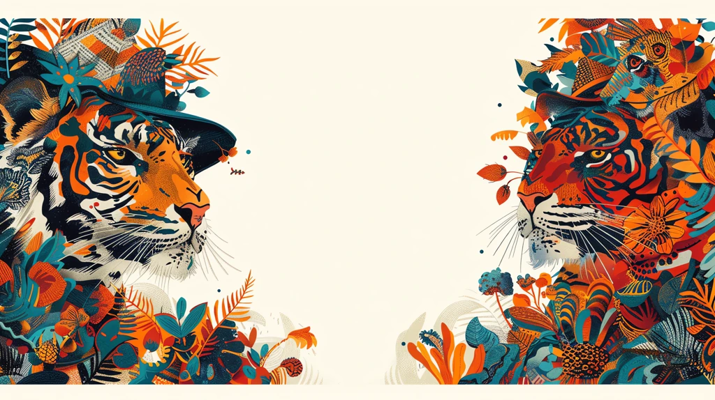 various tiger heads tigers and jungle plants desktop wallpaper 4k