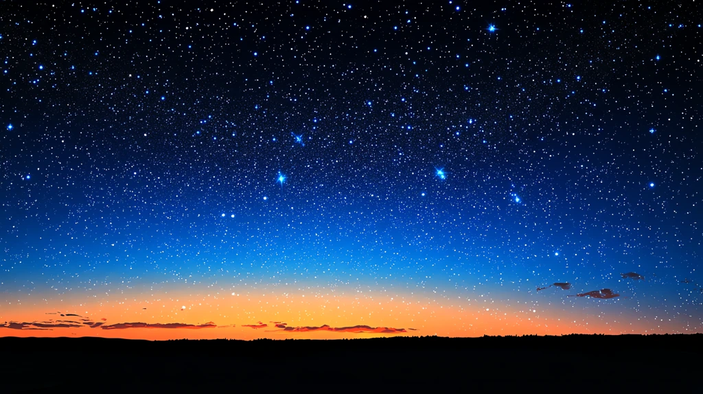 vector design night sky with large stars fading black through blue desktop wallpaper 4k