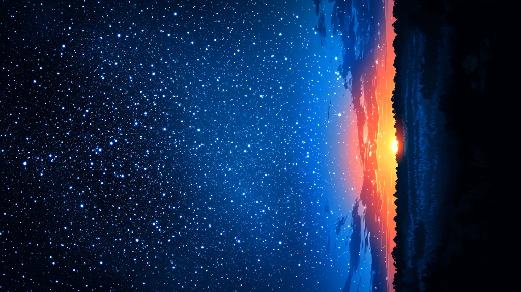 vector design night sky with large stars phone wallpaper 4k