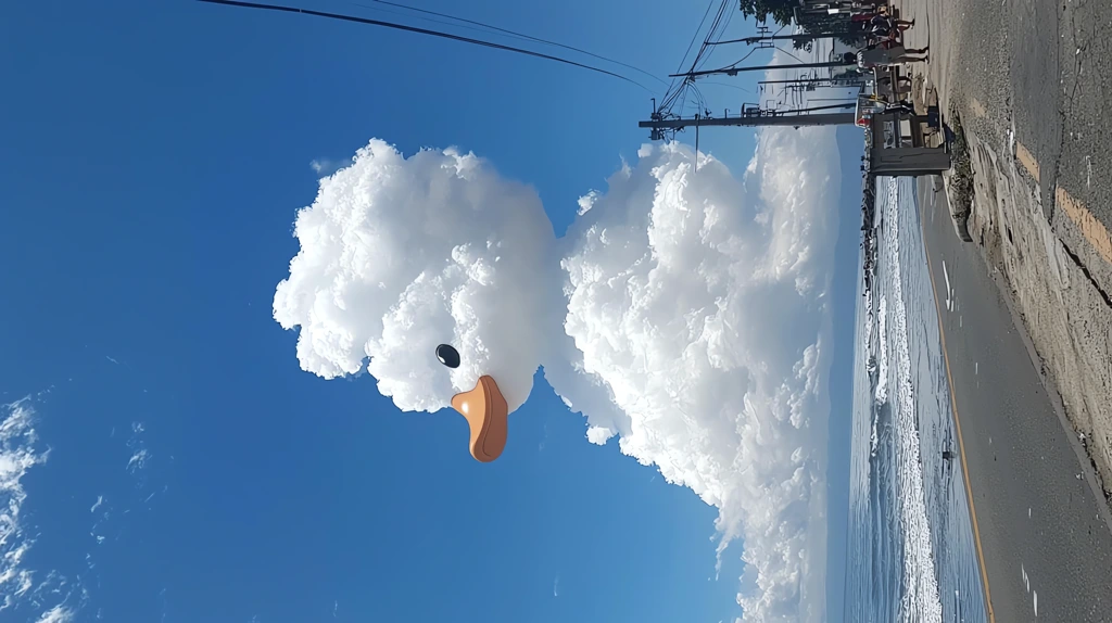 very big cloud in the sky phone wallpaper 4k