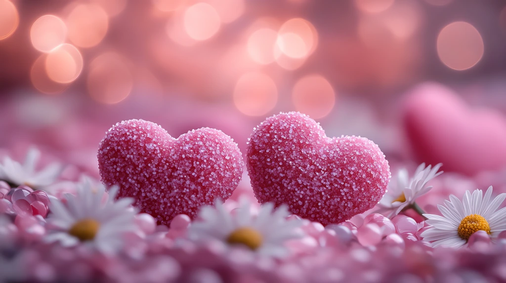 white daisies scattered on the ground with blurred light spots desktop wallpaper 4k