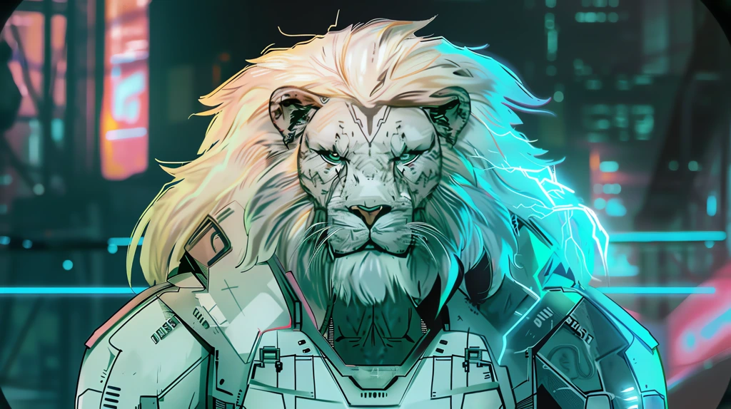 white lion super solder desktop wallpaper 4k