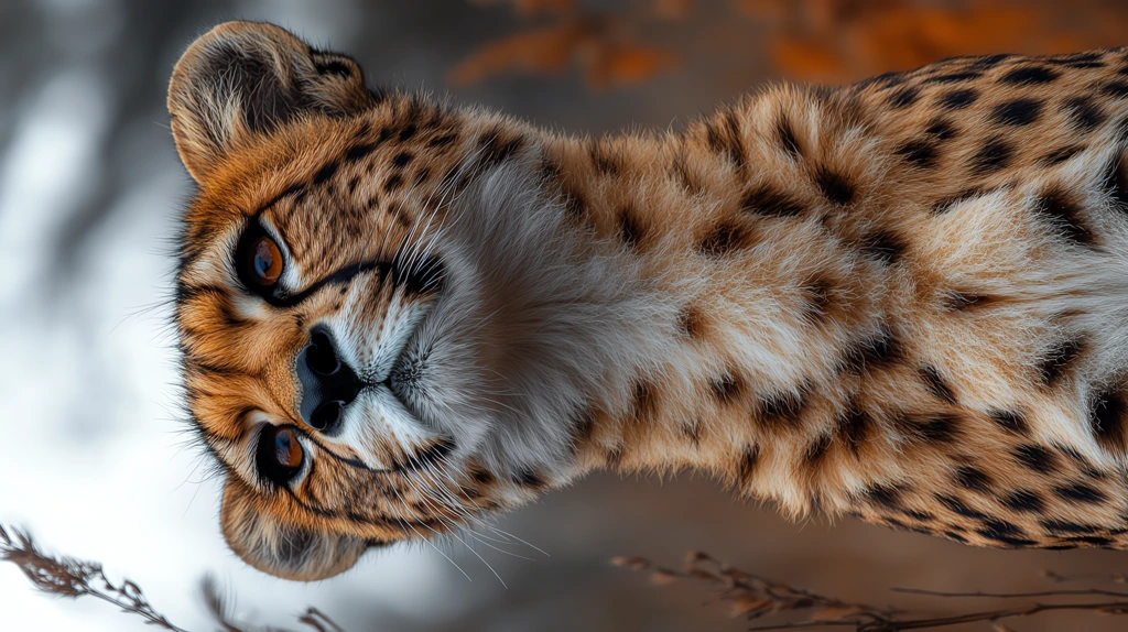 wildlife photo of a majestic cheeta version four phone wallpaper 4k