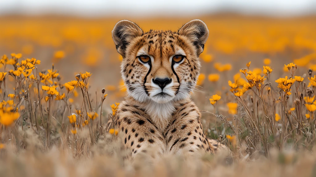 wildlife photo of a majestic cheeta version one desktop wallpaper 4k